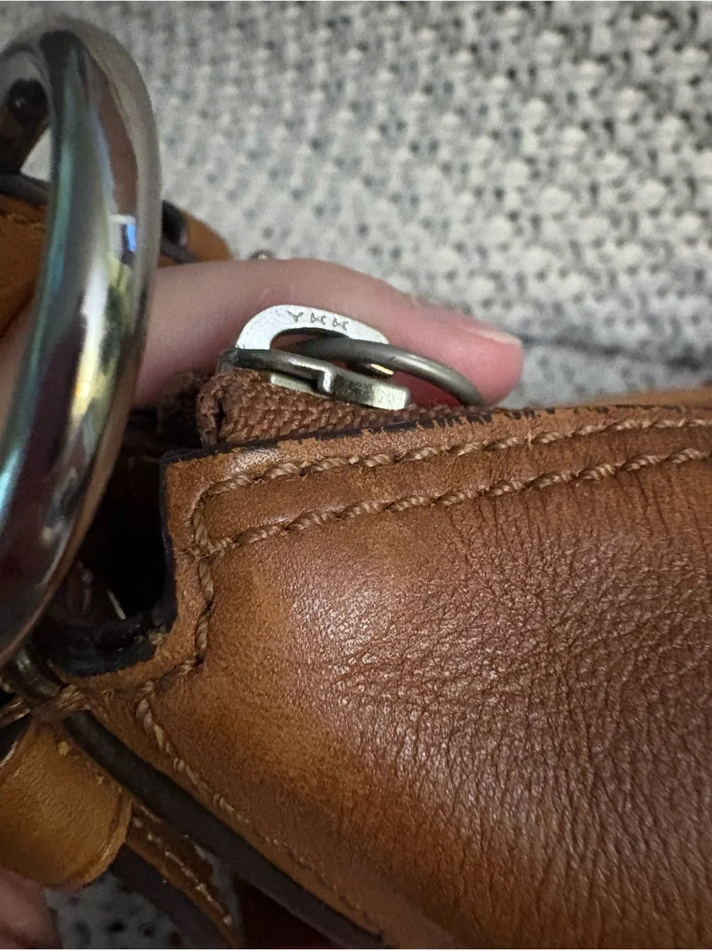 Coach Soho Hobo Bag Cognac Brown Glove Leather Shoulder Bag Style 12683